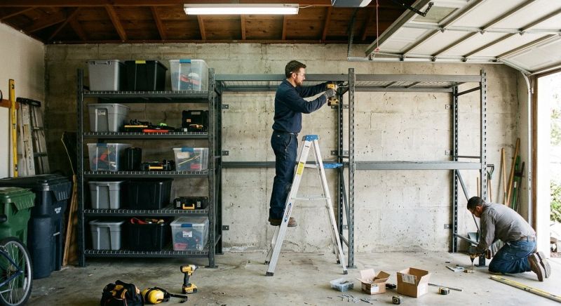 Ceiling Rack Installation in Winston Salem, NC