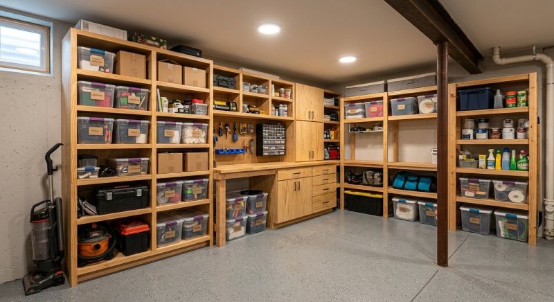 Basement Storage Installation in Annapolis, MD