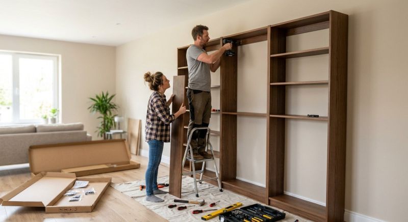 Bookcase Installation in Durham, NC