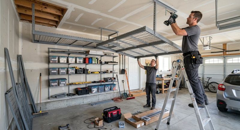 Ceiling Rack Installation in Frederick, MD