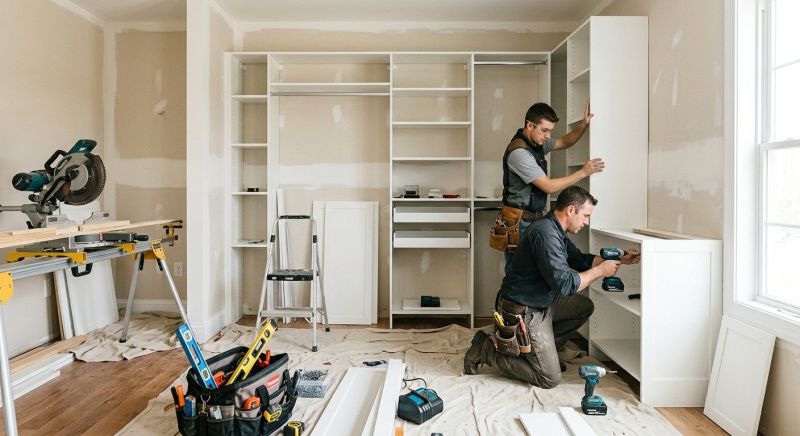 Closet Cabinet Installation in Greensboro, NC