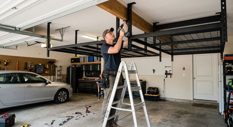 Garage Tool Rack Installation in Fairfax, VA