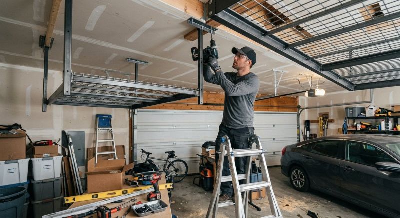 Garage Tool Rack Installation in Montgomery County, MD