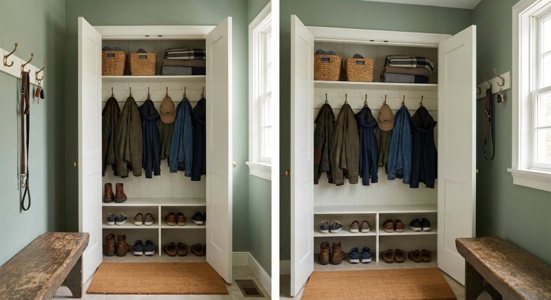Mudroom Closet Installation in Alexandria, VA