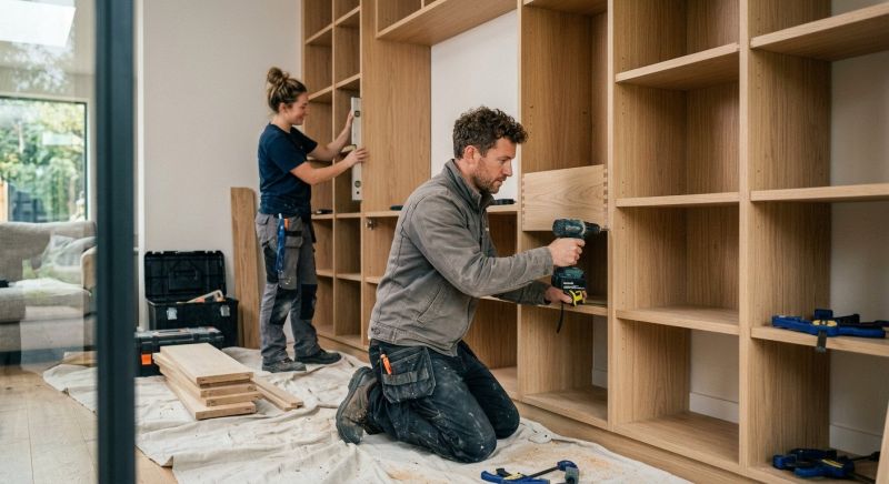 Mudroom Shelving Installation in Annapolis, MD