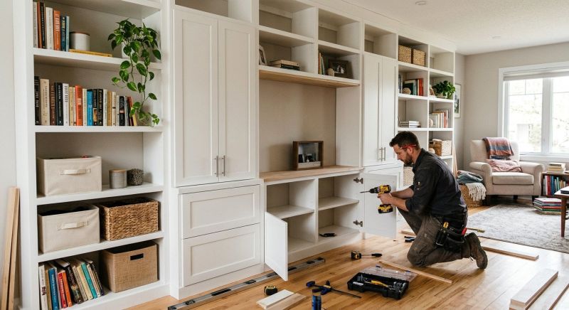 Mudroom Shelving Installation in Fairfax, VA