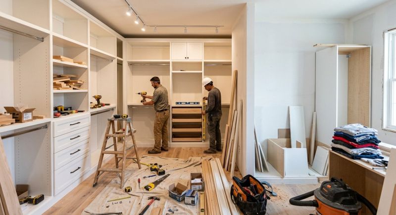 Walk In Closet Installation in Winston Salem, NC