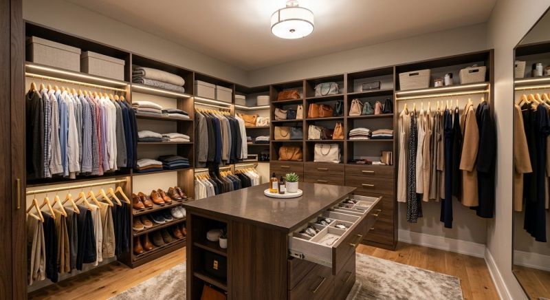 Walk In Closet Remodeling in Annapolis, MD