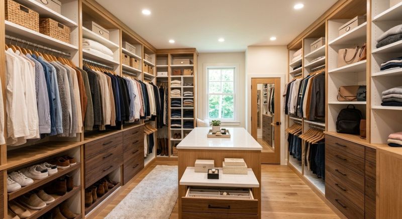 Walk In Closet Remodeling in Greensboro, NC