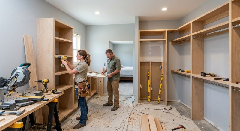 Walk In Closet Remodeling in Greensboro, NC