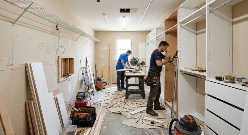 Walk In Closet Remodeling in Winston Salem, NC